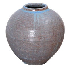 Huge Susanne Protzmann Ceramic Vase in Blue