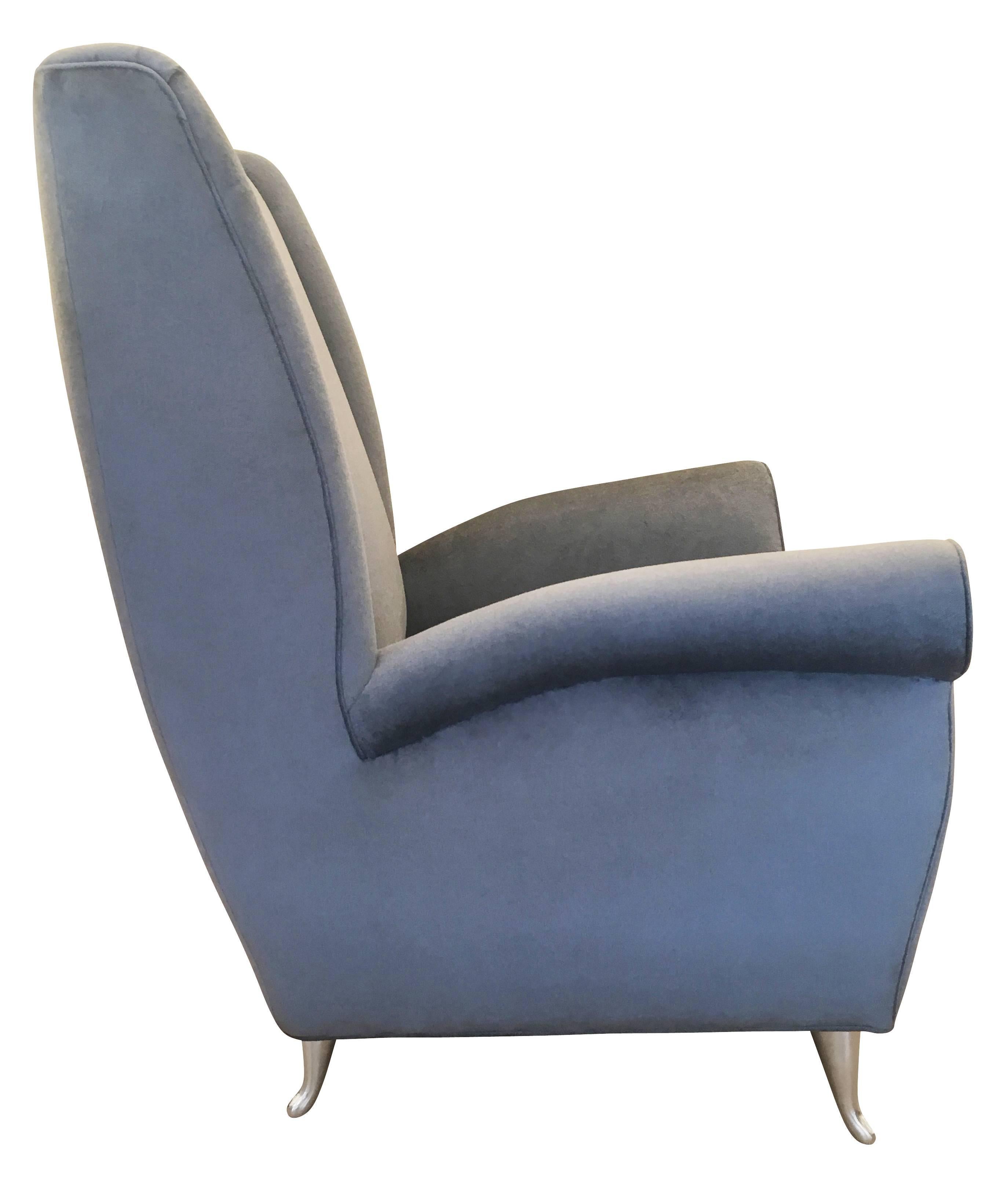 Italian Sculptural Armchair by ISA, Italy, 1950s