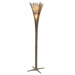 Vintage 'Torch' Floor Lamp by Subervie, 1997
