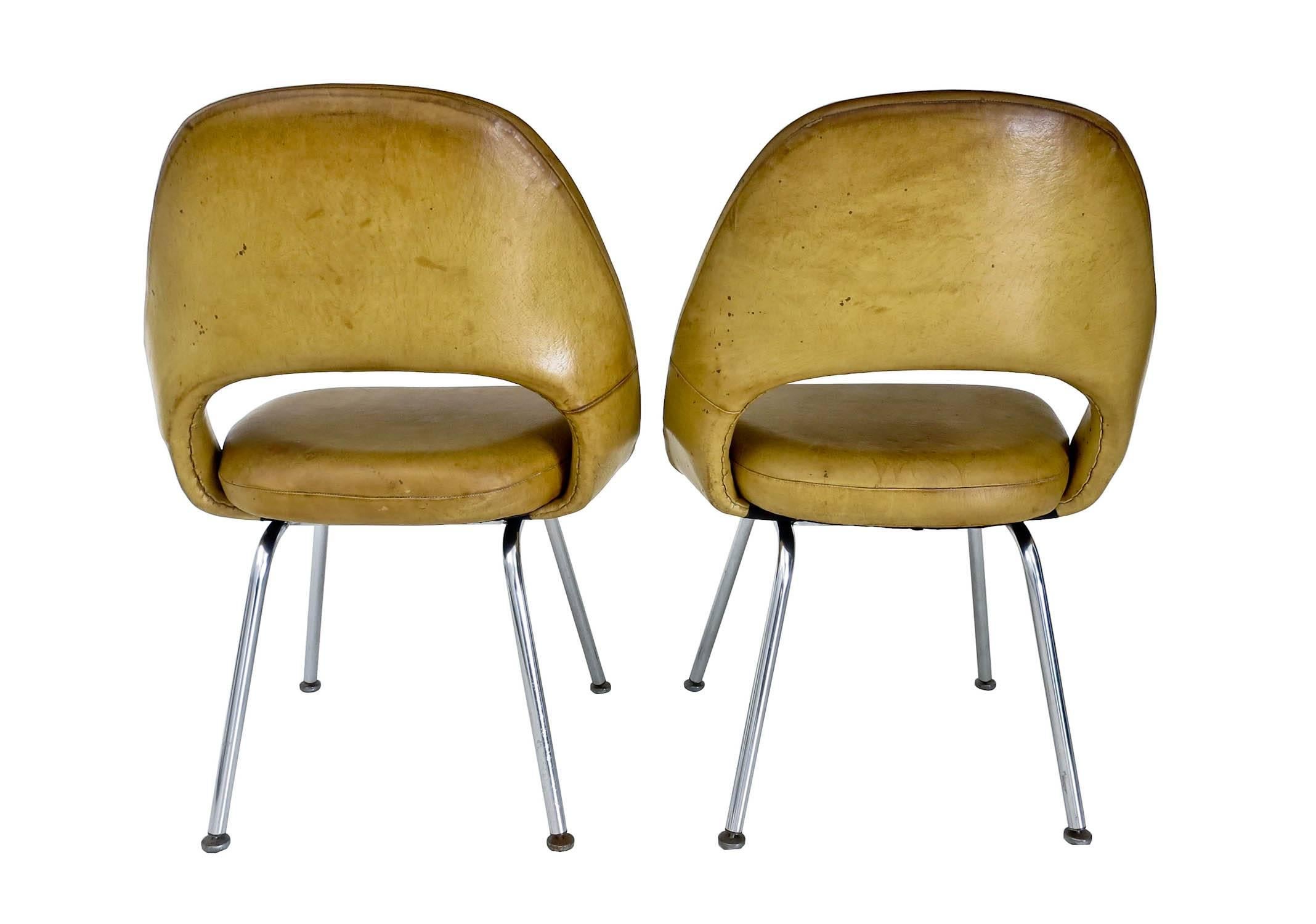 Eero Saarinen Executive Chairs for Knoll, USA, 1950s In Excellent Condition In London, GB