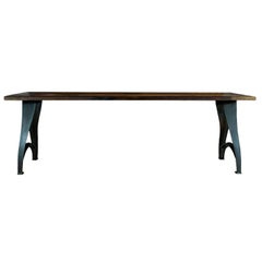 20th Century Industrial Farm Table and Desk Limited Edition by Philip Caggiano