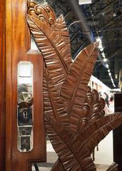 Pareja de puertas Art Decó con espejo y talladas, Paul Moreau-Vauthier, Francia, 1926