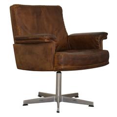 Vintage de Sede DS 35 Executive Swivel Desk Armchair, 1960s 10