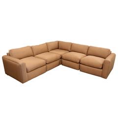 Mid-Century Modern New Upholstery Baughman Style Sectional Sofa by Thayer Coggin