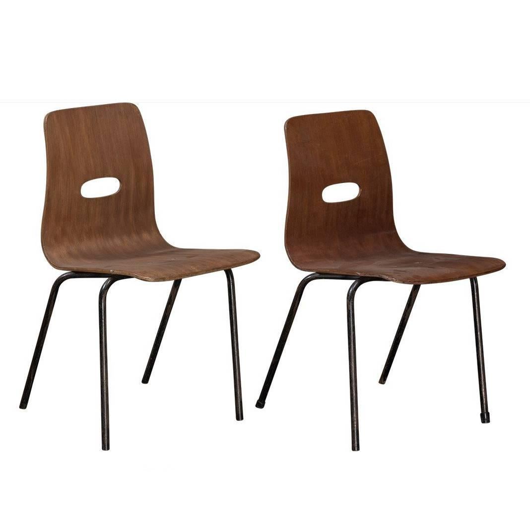 Q Stak Chairs by Robin Day, circa 1950