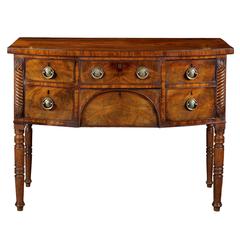 Regency Period Mahogany Bow Fronted Sideboard