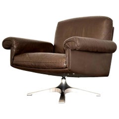 Vintage de Sede Ds 31 Lounge Swivel Armchair, Switzerland 1970s