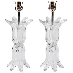 1970's Murano Glass Sculptural Lamps