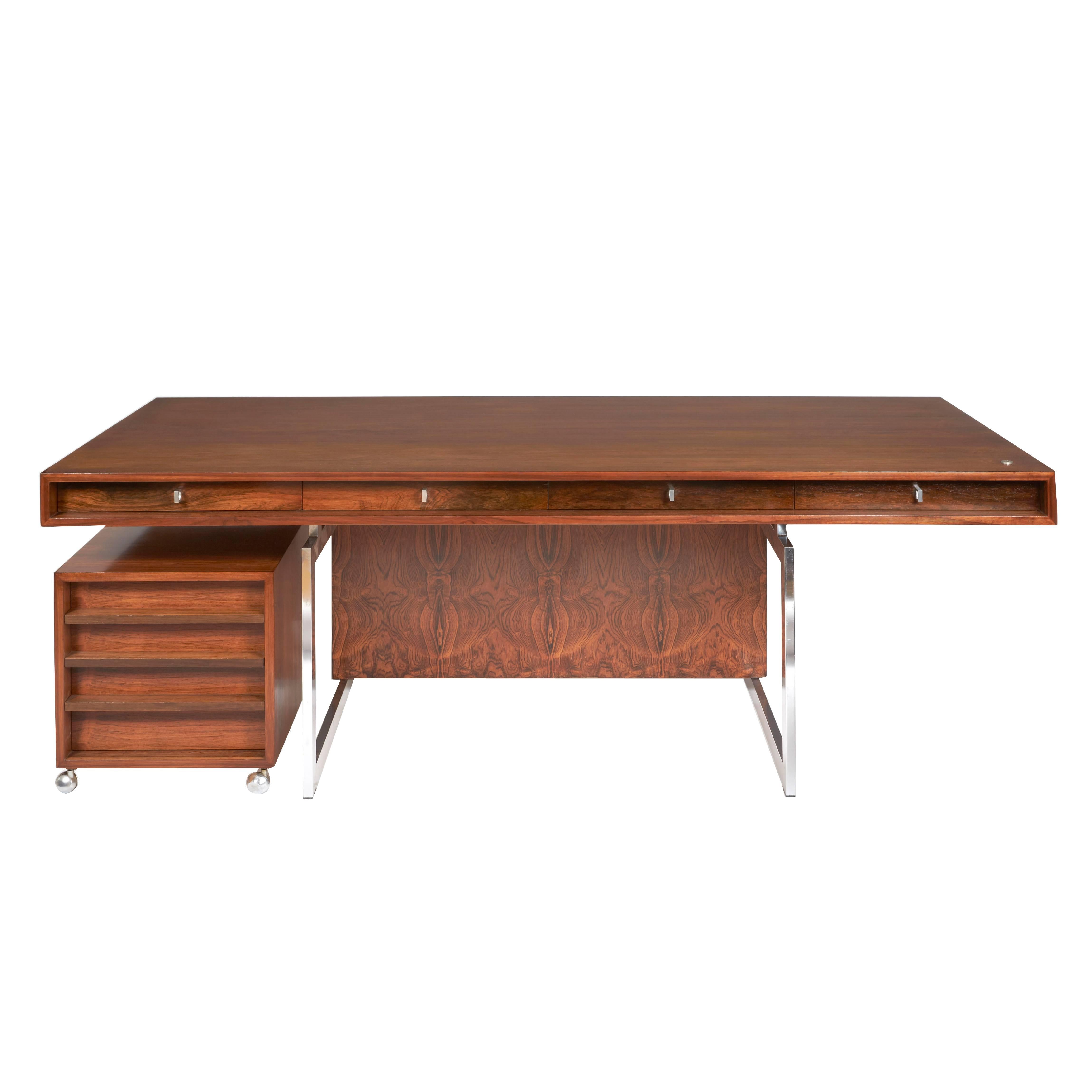 Bodil Kjaer, a Very Rare Executive Desk, circa 1960