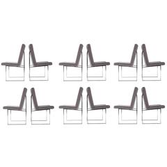Milo Baughman Set of 12 Dining Chairs for Thayer Coggin