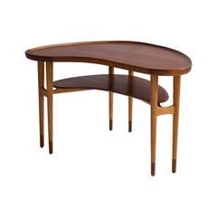 Arne Vodder Kidney Shaped Coffee Table, 1950s 4