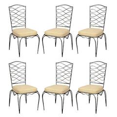 Set of Six Chairs Attributed to Rene Prou