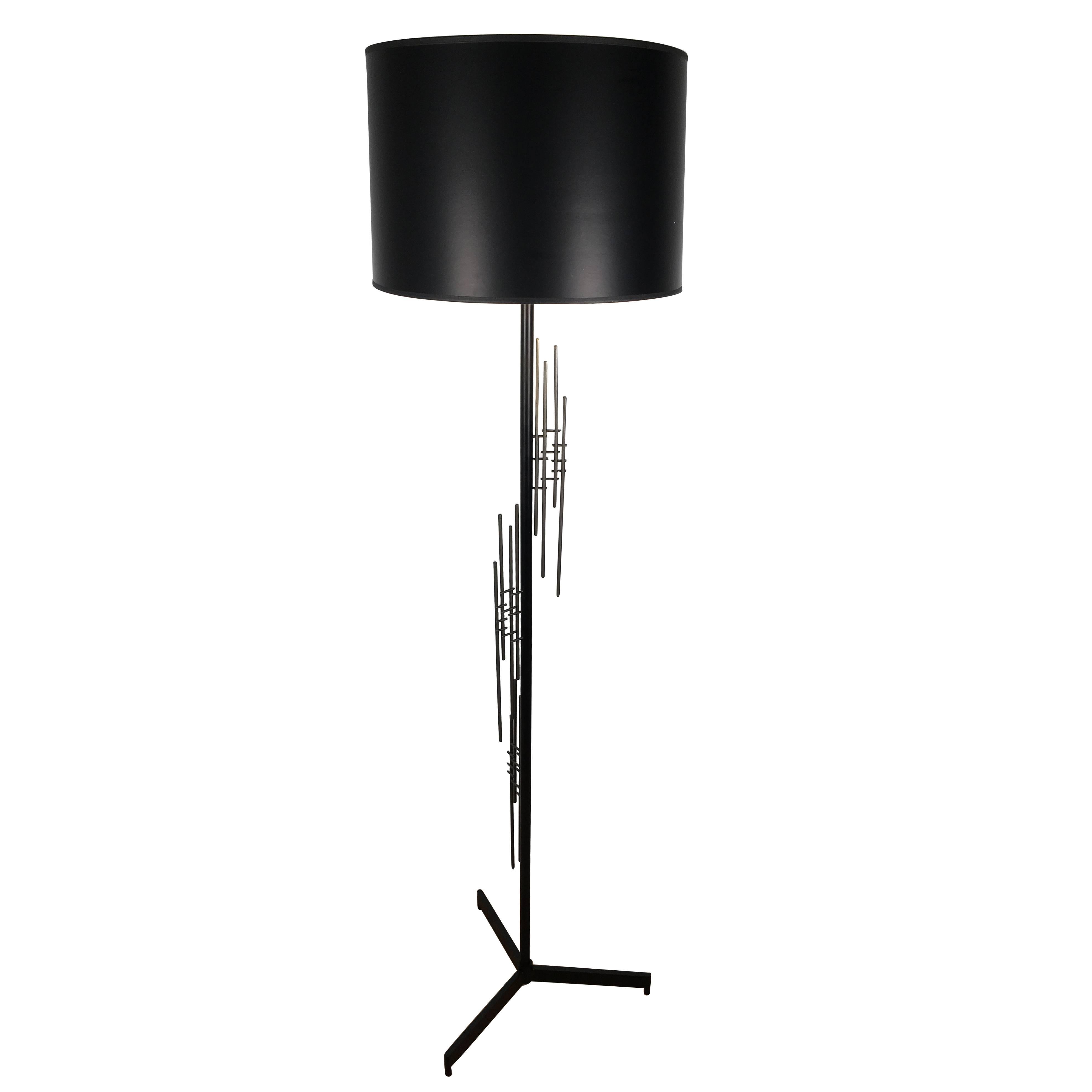 French Modern Kinetic Floor Lamp For Sale