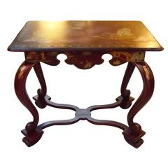 Hand-Painted Chinoiserie Table