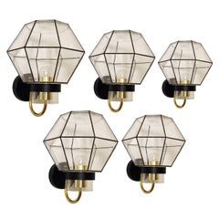 Uno dei...  Rara applique tedesca d'epoca in stile Art Déco 1960s