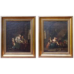 Pair of 18th Century Interiors 11
