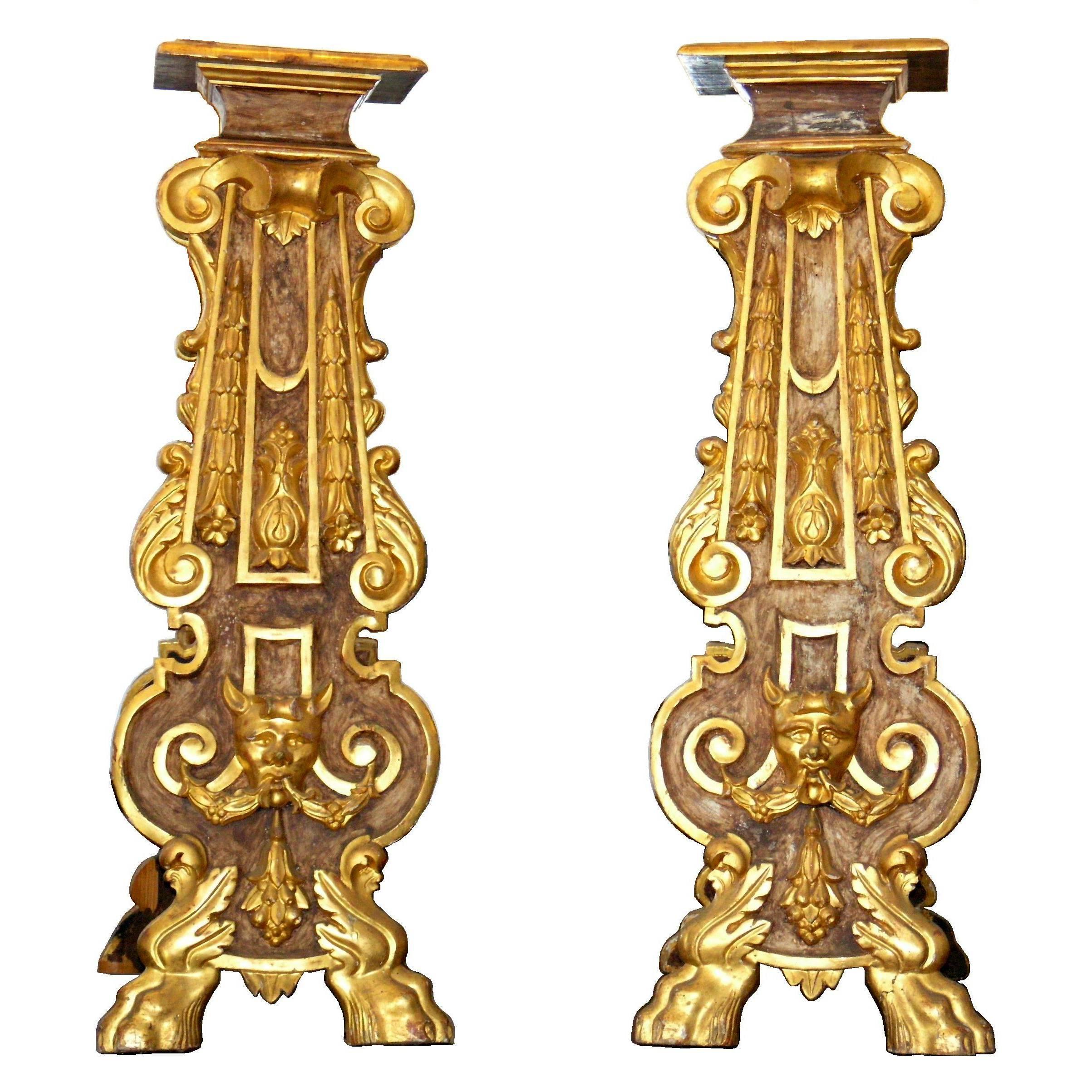 Pair of Italian 18th century Stands For Sale