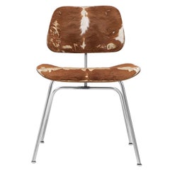 Eames Slunk Skin-Upholstered DCM Dining Chair