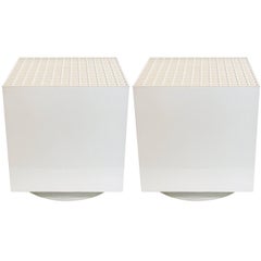 Pair of Cube Lamps by Cini & Nils