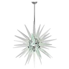 Italian Murano Glass Shards Sputnik Chandeliers by Fabio Bergomi 2