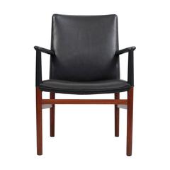 Leather Desk Chair by Larsen and Bender Madsen