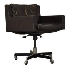 Robert Haussmann Executive Swivel Desk Armchair for De Sede, 1957