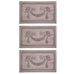 Set of Three Faux Pecky Cyprus Placques 2