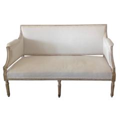 19th Century Swedish Gustavian Sofa in Original Paint