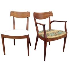 Stewart/MacDougall for Drexel Set of Eight Dining Chairs