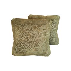 Pair of Fortuny Style Down Pillows