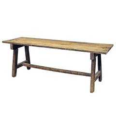 Late 18th-Early 19th Century Spanish Trestle Table