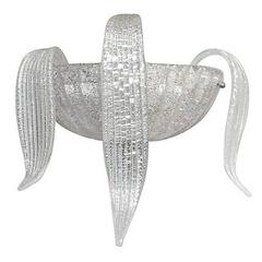 Italian Murano Silver Leaves Sconces by Barovier e Toso 5