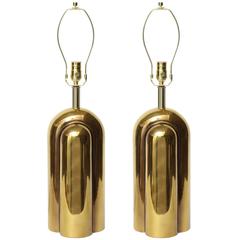 Westwood Modernist Brass Lamps