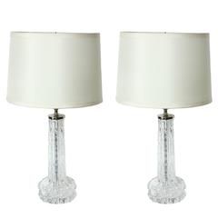 Carl Fagerlund for Orrefors Crystal Table Lamps 9