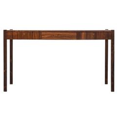 Rosewood Desk with Chessboard on Top Produced in Sweden 9