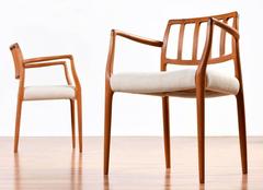Set of Six Niels O. Møller Teak Dining Chairs