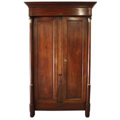 Large 19th Century French Empire Armoire