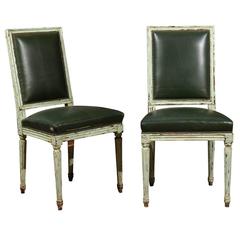 Set of 12 19th Century Louis XVI Style Dining Chairs