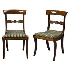 Set of Twelve Neoclassical Dining Chairs