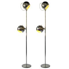 Reggiani Dark Brown Eyeball Floor Lamp, 1960s, Italia For Sale at ... Reggiani Dark Brown Eyeball Floor Lamp, 1960s, Italia For Sale at ...