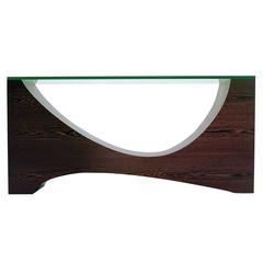 William Earle Ulm a wood and glass console or dining table design 2002 3