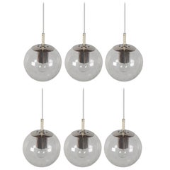 1/6 Small ‘Licht-Drops’ Globe Pendant by RAAK Amsterdam 1960s