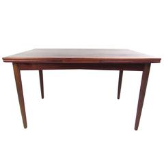 Mid-Century Danish Rosewood Expandable Dining Table by N.O. Moller 4