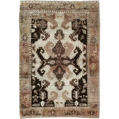 Vintage Turkish Oushak Rug 11
