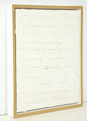 Peter Buchman Untitled No. 3, Plaster Series on Wood with Frame, 2016