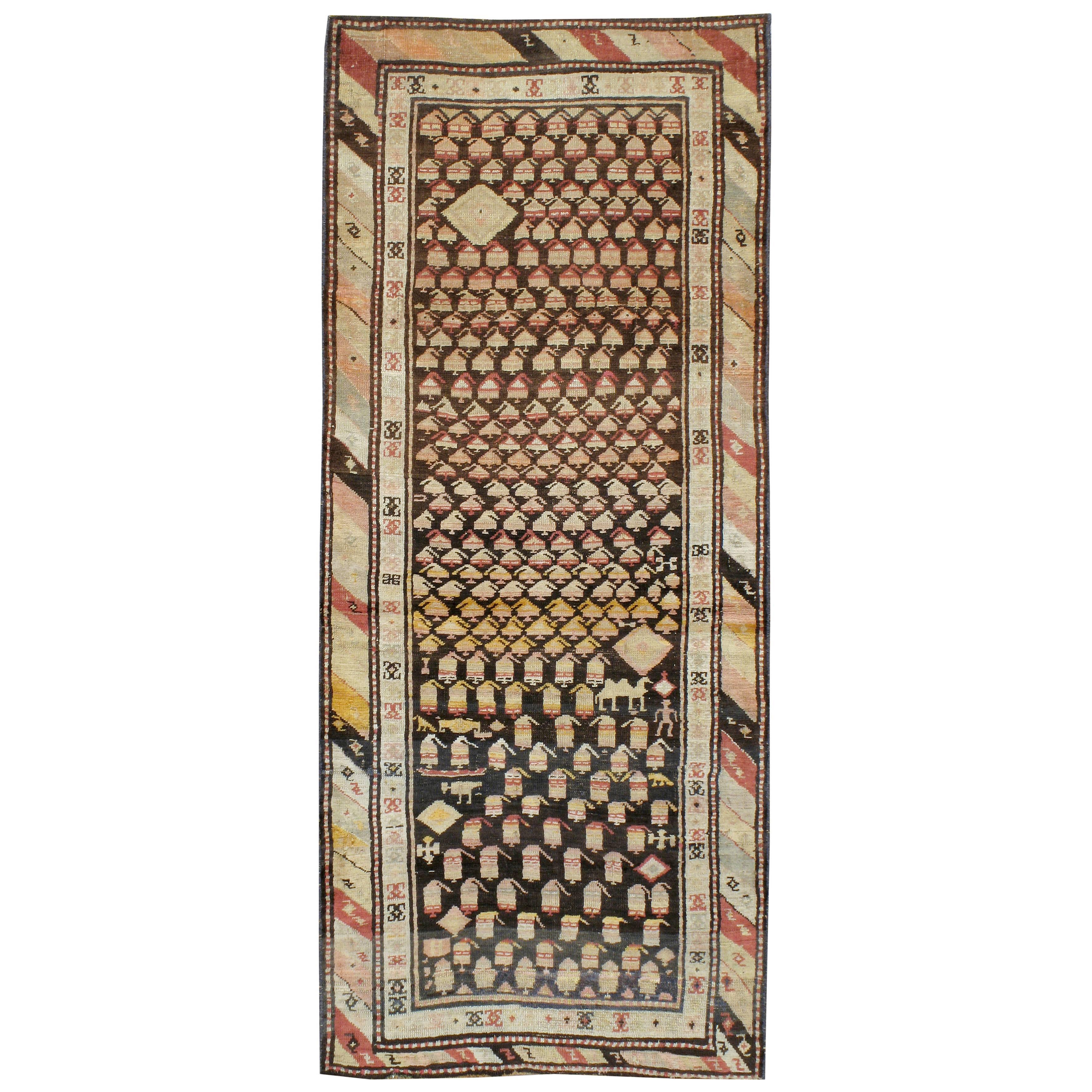 Antique Persian Kurd Rug For Sale