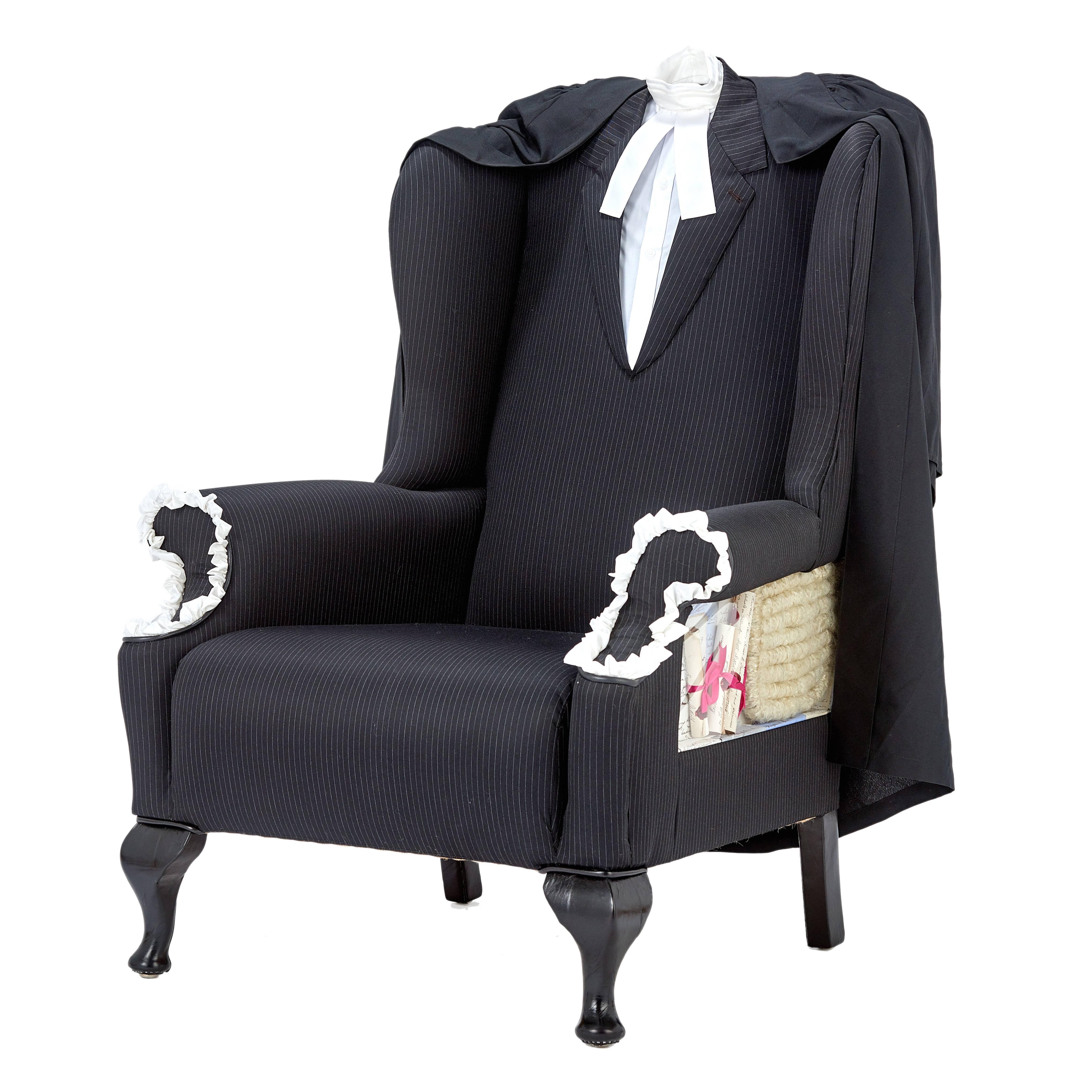 The Barrister Wing Chair. For Sale