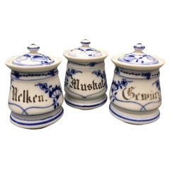 Ceramic Spice Jar- Set of Three