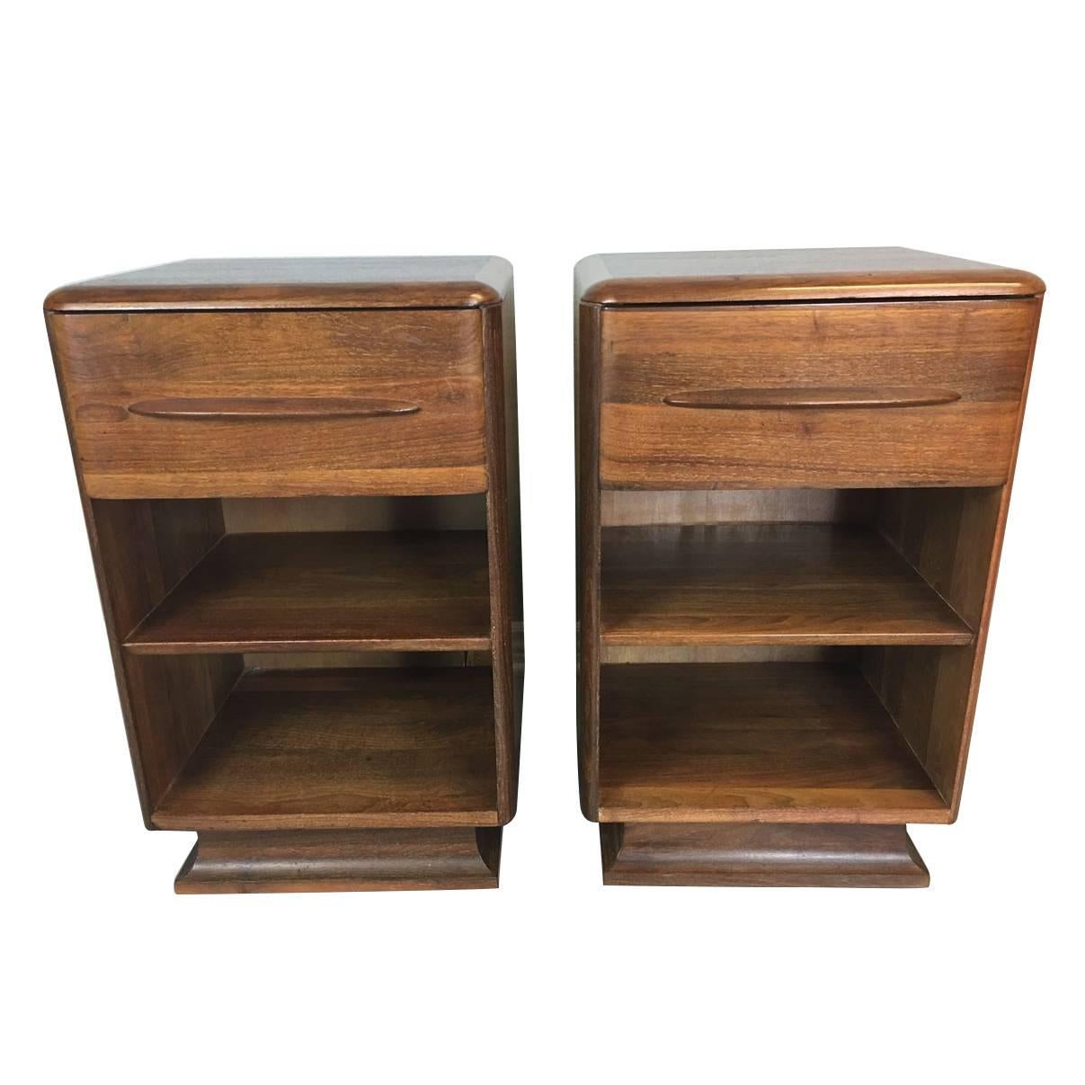 Bissman Nightstand Pair in Walnut