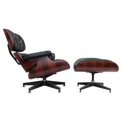 Spectacular Rosewood Herman Miller Eames Lounge with Perfect Leather